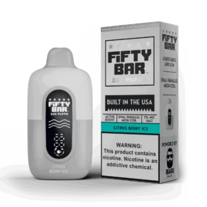 Citrus Berry Ice - Fifty Bar 20K Puffs - (White Series)