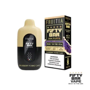 Blueberry Pound Cake - Fifty Bar X Fruitia 20K Puffs