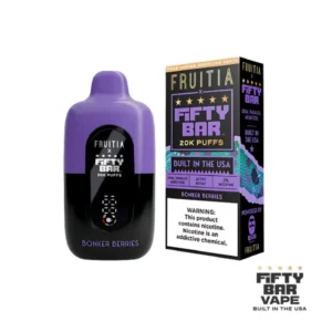 Bonker Berries - Fifty Bar X Fruitia 20K Puffs