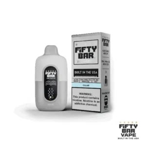 Clear - Fifty Bar 20K Puffs - (White Series)