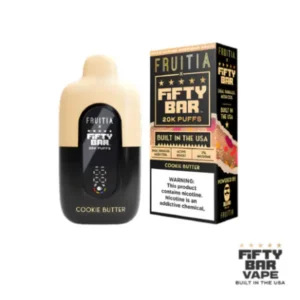 Cookie Butter - Fifty Bar X Fruitia 20K Puffs