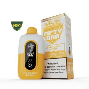 Fifty Bar Lemon Cake Dough Flavor Disposable Vape