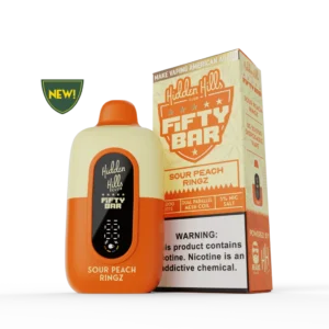 Sour Peach Ringz - Fifty bar X Hidden Hills 20K Puffs