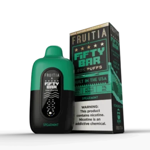 Spearmint - Fifty Bar X Fruitia 20K Puffs