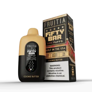 Cookie Butter - Fifty Bar X Fruitia 20K Puffs