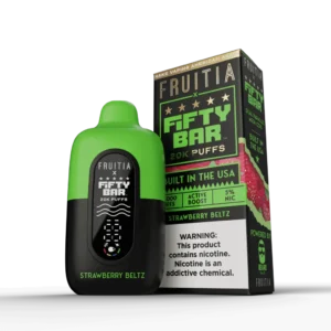 Strawberry Beltz - Fifty Bar X Fruitia 20K Puffs