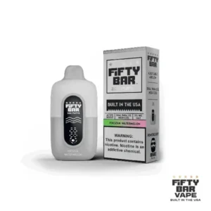 Frozen Watermelon Fifty Bar 20K Puffs White Series disposable vape device