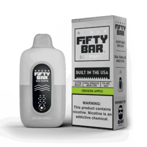 Frozen Apple - Fifty Bar 20K Puffs - (White Series)
