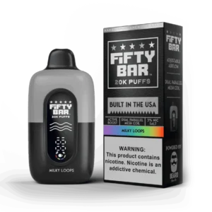 Milky Loops Fifty Bar - 20K Puffs Black Series