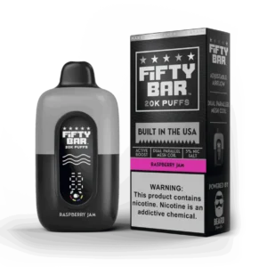 Fifty Bar Raspberry Jam Flavor Disposable Vape