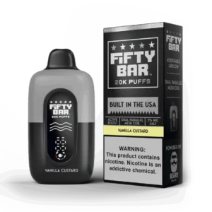 Fifty Bar Vanilla Custard Flavor Disposable Vape