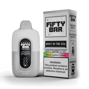 Fresh Mango Lychee - Fifty Bar 20K Puffs - (White Series)