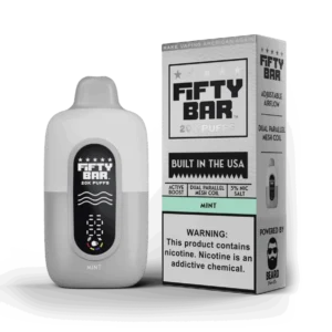 Mint - Fifty Bar 20K Puffs - (White Series)