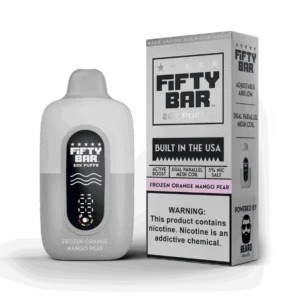 Frozen Orange Mango Pear - Fifty Bar 20K Puffs - (White Series)