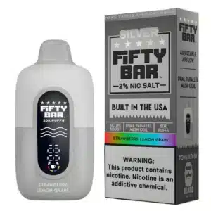 Strawberry Lemon Grape - Fifty Bar 20K Puffs - (White Series)