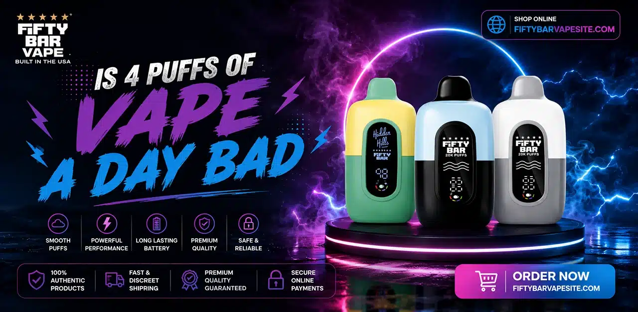 Is 4 Puffs of Vape a Day Bad