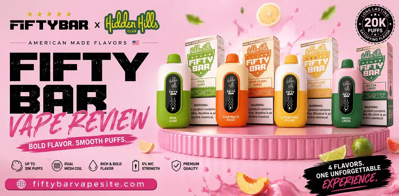 fifty bar vape review
